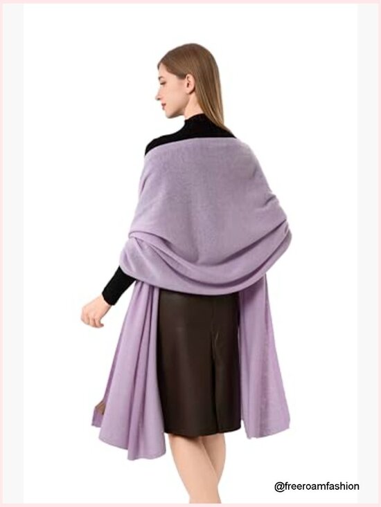 100% Cashmere Knitted Wrap Shawl Extra Large Scarf Stole  100% Cashmere Knitted Scarf Wrap Shawl Extra Large 87x28 in Stole